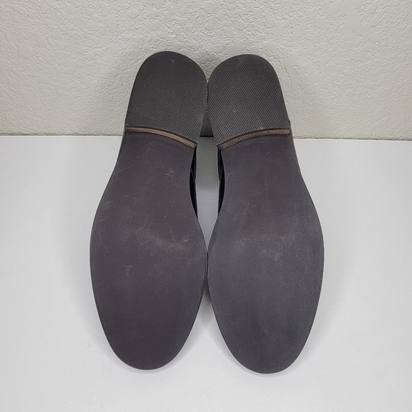 Steve Madden Women's Black Leather Chukka Stingrei Fold-Over Ankle Boots Size 8M - Picture 9 of 10